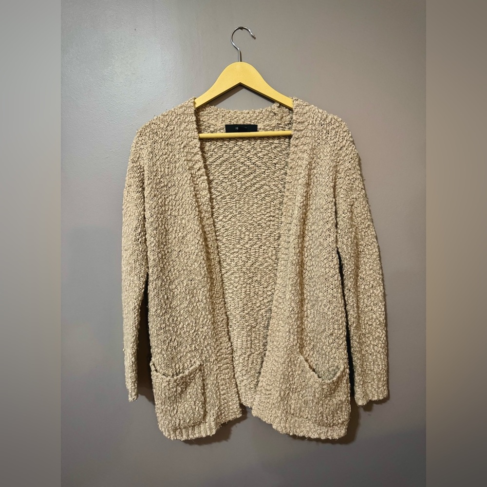 Beige Forever 21 Cozy Cardigan